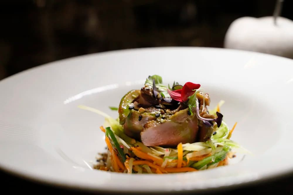 Basque Cheesecake, Orange Honey